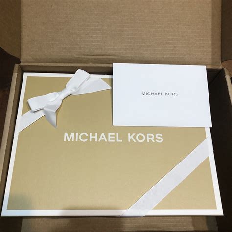 michael kors gift card ebay|michael kors empty gift box.